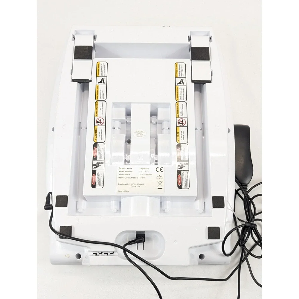 LegXercise Pro LEGX-012 White and Black Under Desk Leg Exerciser
